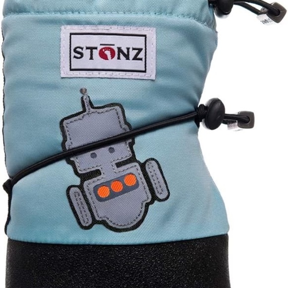 STONZ all-weather booties - haze blue robot - Picture 1 of 7